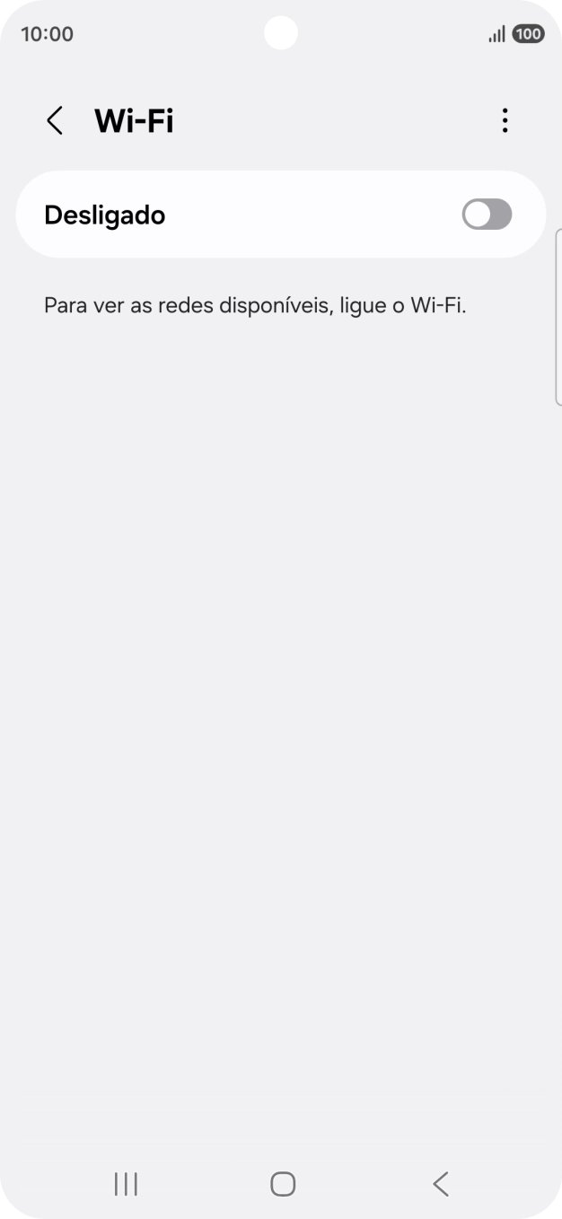 Prima o indicador para ativar a função.