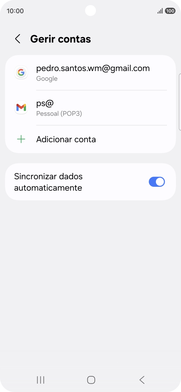 Prima a tecla de início para terminar e voltar ao ecrã inicial.