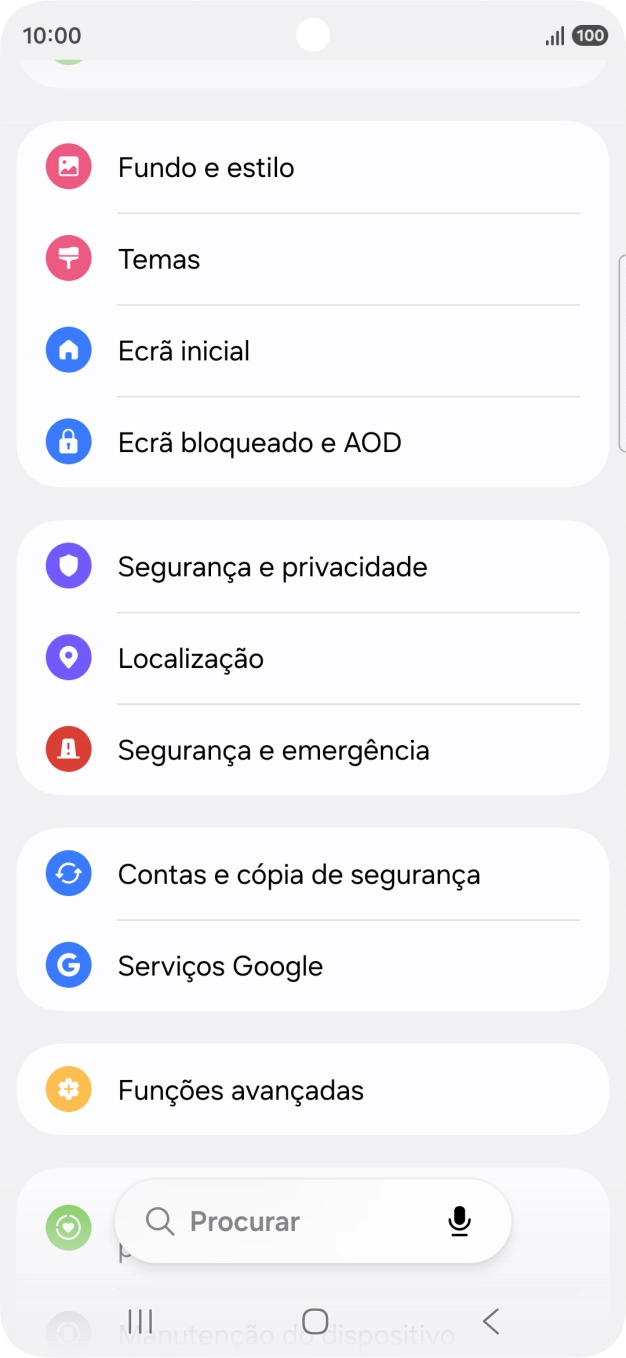Prima Contas e cópia de segurança.