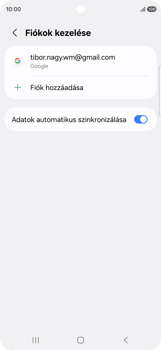 A befejezéshez, és ahhoz, hogy visszatérhess a főképernyőhöz, nyomd meg a főgombot.