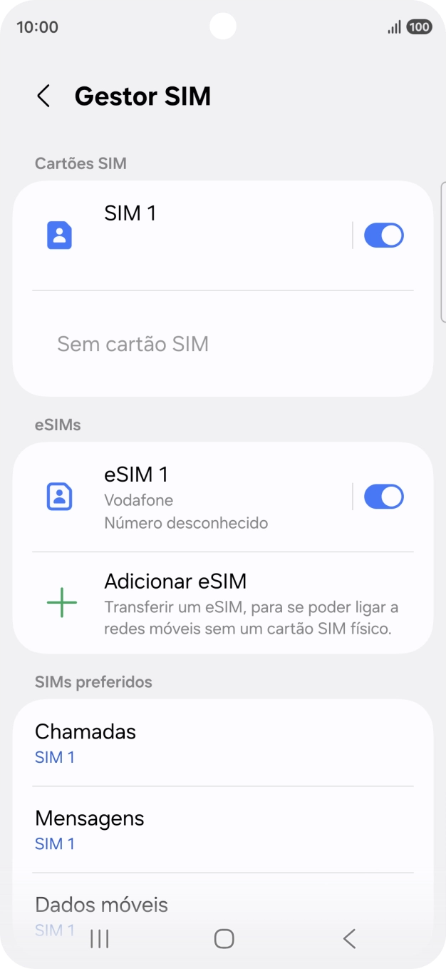Prima a tecla de início para terminar e voltar ao ecrã inicial.