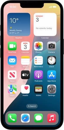 Image 1: Front view of the Apple iPhone 16e