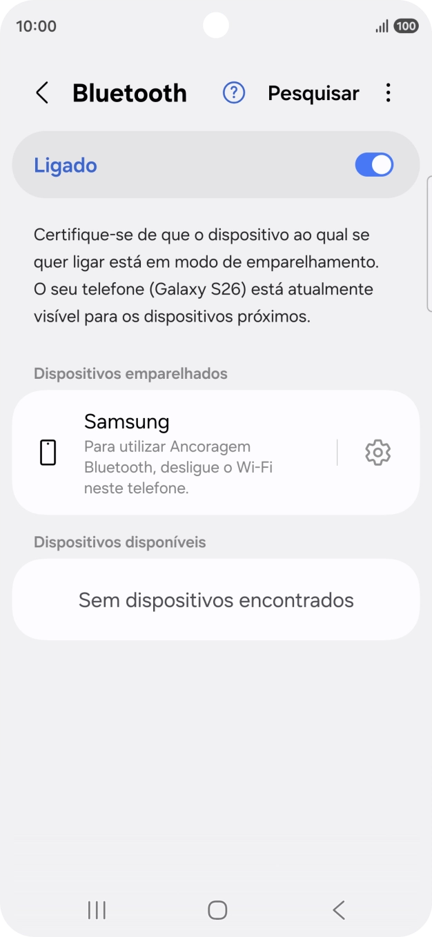 Prima a tecla de início para terminar e voltar ao ecrã inicial.