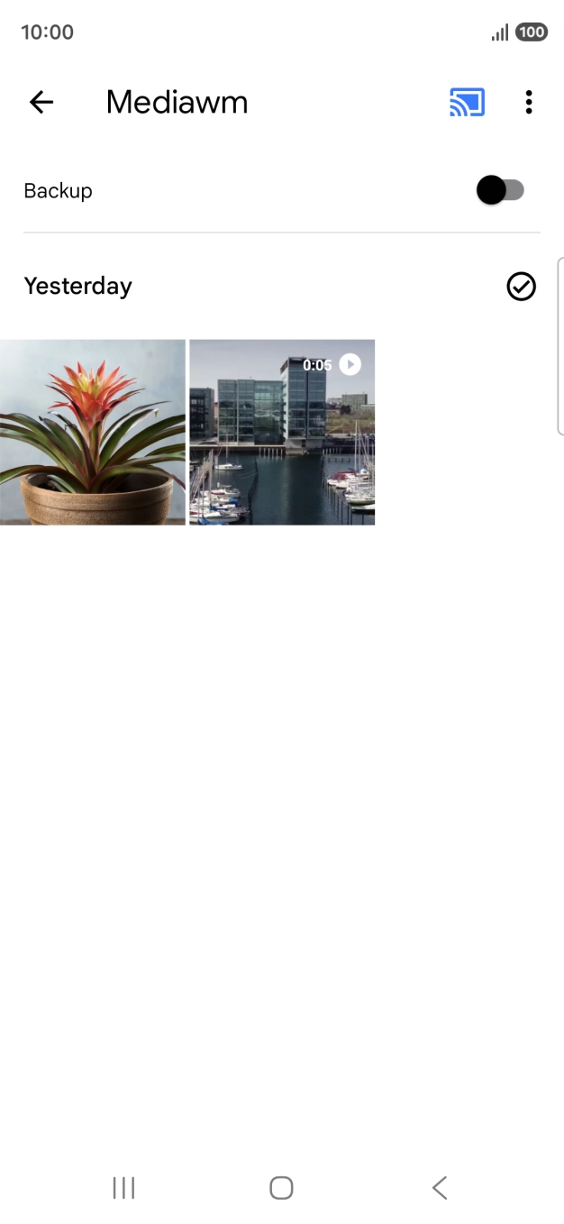 The media content from your phone will now play on the selected device. You can use your phone to control the playback of the media content on the other device.