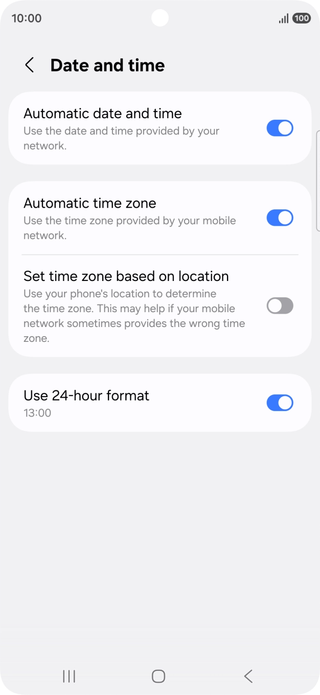 Press the Home key to return to the home screen.