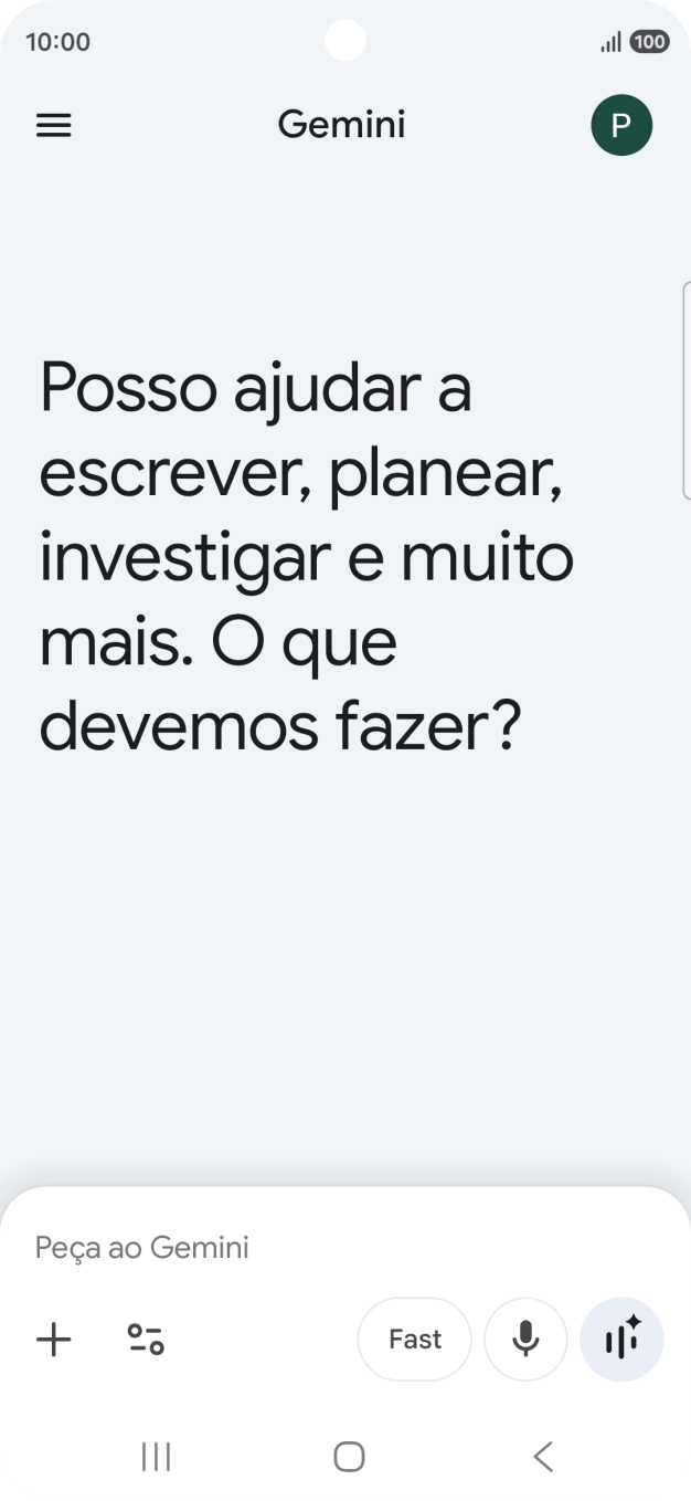 Prima o ícone de perfil.