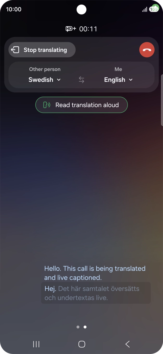 Follow the instructions on the screen to select the required language settings and use the function.