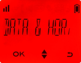 Escolha DATA & HOR..