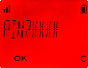 Introduza o seu código PIN e prima OK. Aguarde um momento enquanto o telefone sem fios restabelece as definições originais.