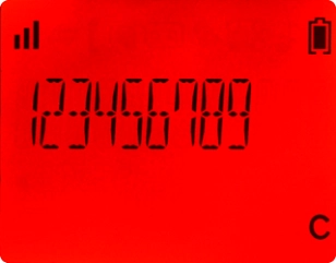 Marque o número pretendido e prima a tecla de chamada.