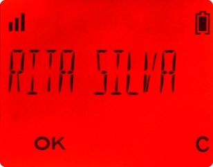 Introduza o nome pretendido e prima OK.