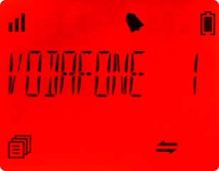 O ícone de despertador é mostrado quando o despertador do telefone sem fios está ativado.