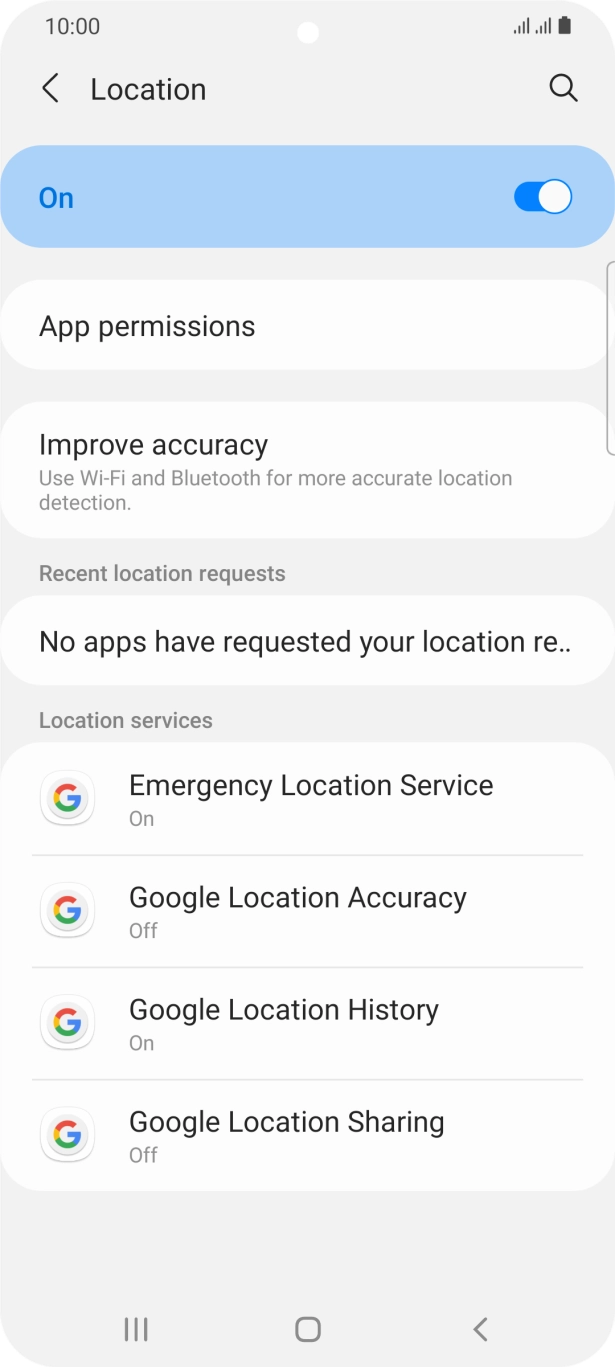 Press App permissions. Press App permissions.