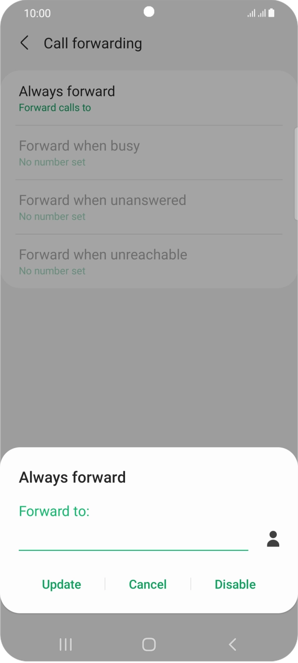 Press Disable.