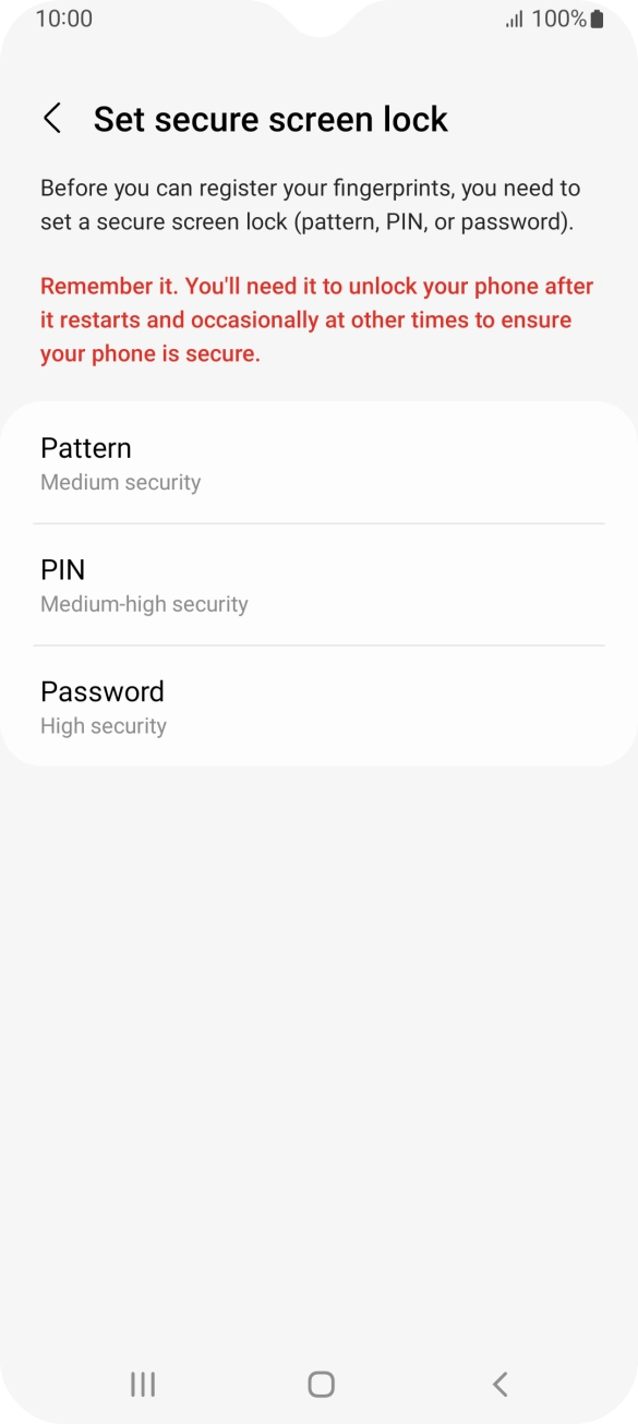 Press the required phone lock code and follow the instructions on the screen to create an additional phone lock code. Press the required phone lock code and follow the instructions on the screen to create an additional phone lock code.