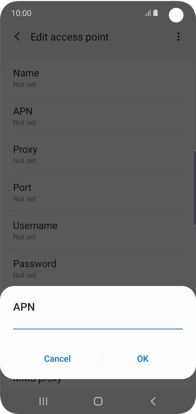 Key in mobile.o2.co.uk and press OK. Key in mobile.o2.co.uk and press OK.