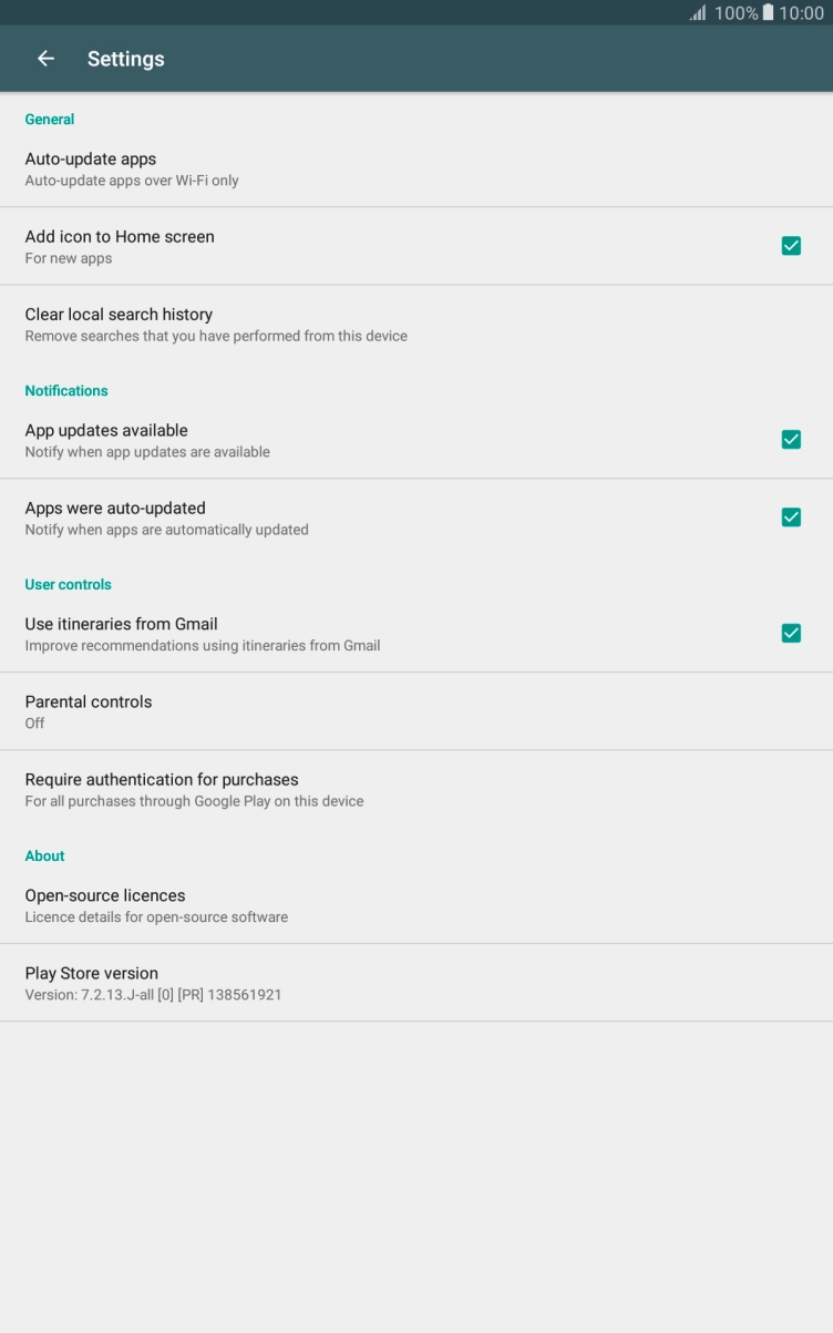 Press Auto-update apps.