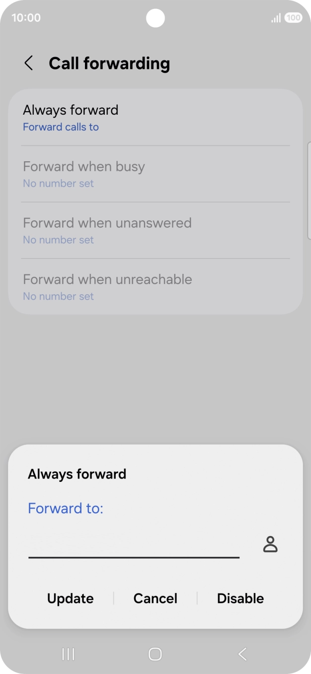Press Disable.