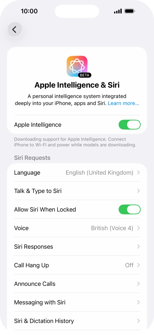 Press Talk & Type to Siri. Press Talk & Type to Siri.