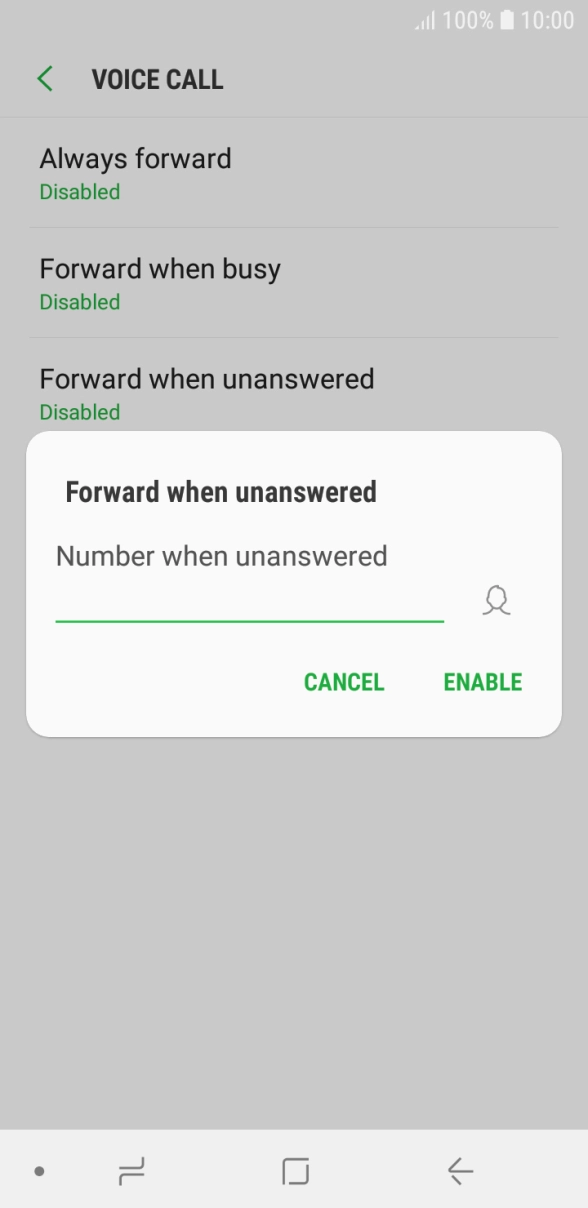 Key in 901 and press ENABLE. Key in 901 and press ENABLE.