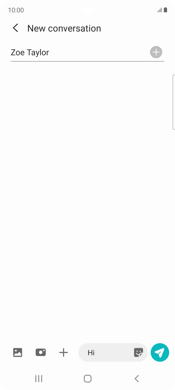 Press the picture icon. Press the picture icon.