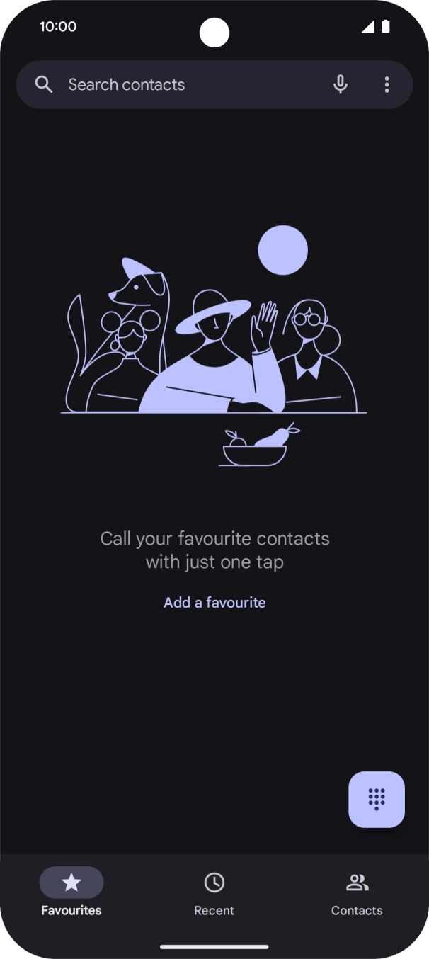 Press the menu icon. Press the menu icon.