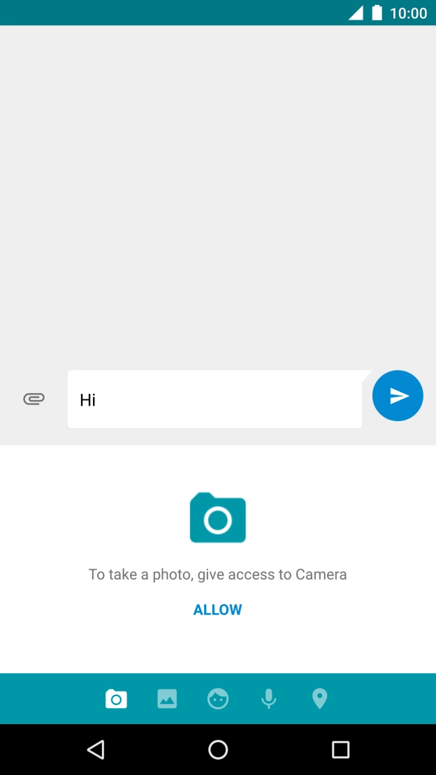 Press the gallery icon. Press the gallery icon.