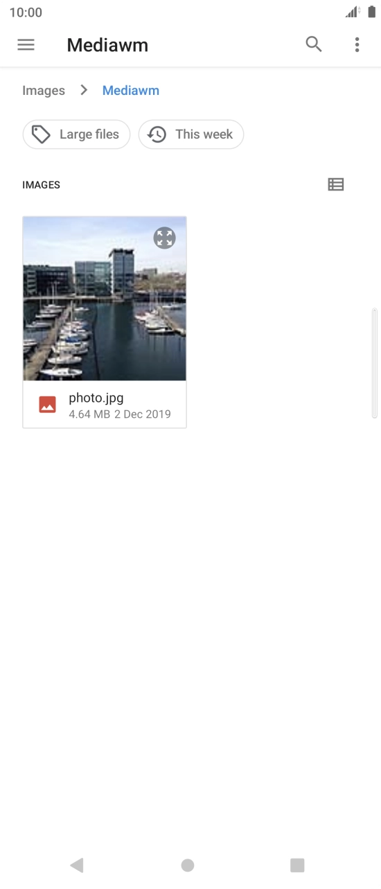 Press the required picture. Press the required picture.