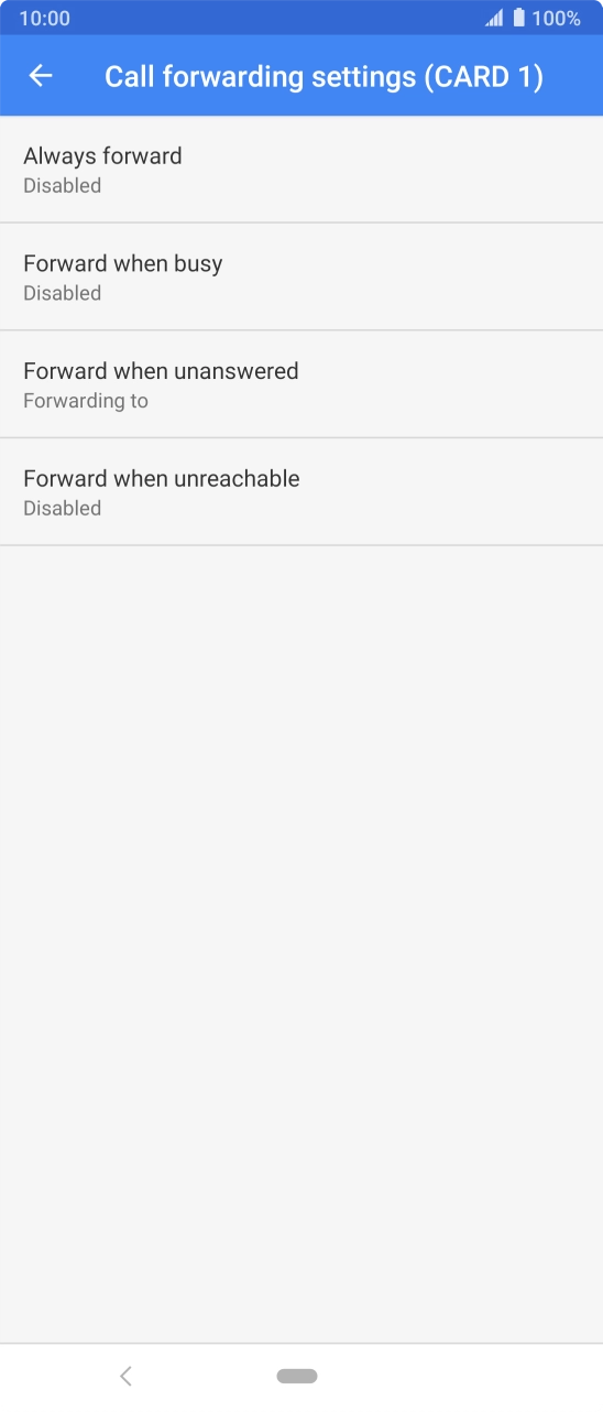 Press the Home key to return to the home screen.
