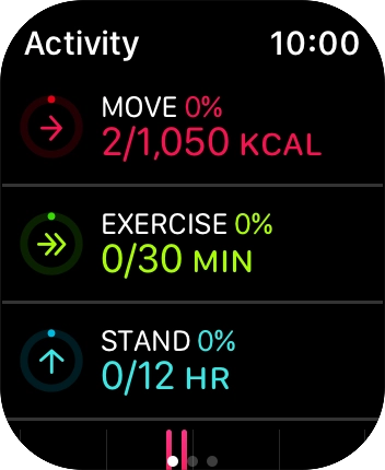 Keep sliding upwards to see the number of steps, distance and number of floors you've covered. Keep sliding upwards to see the number of steps, distance and number of floors you've covered.