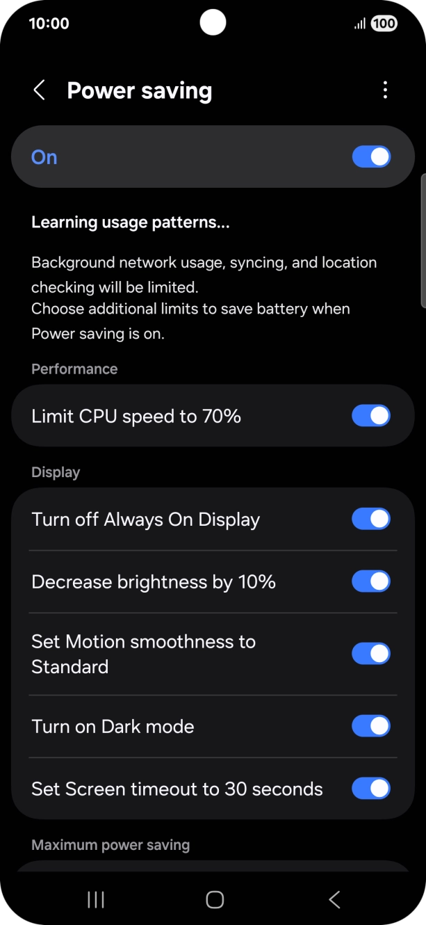 Press the Home key to return to the home screen.