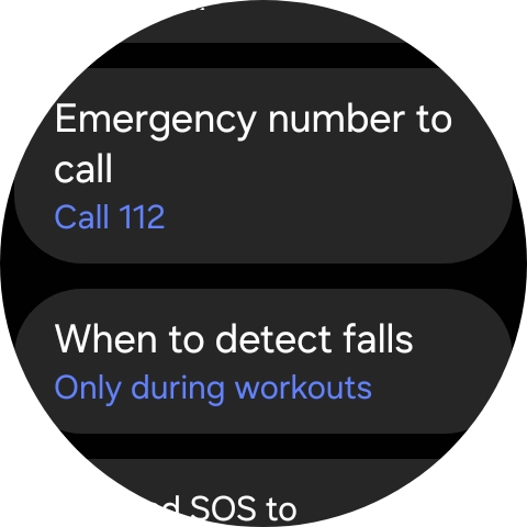 Press Emergency number to call.