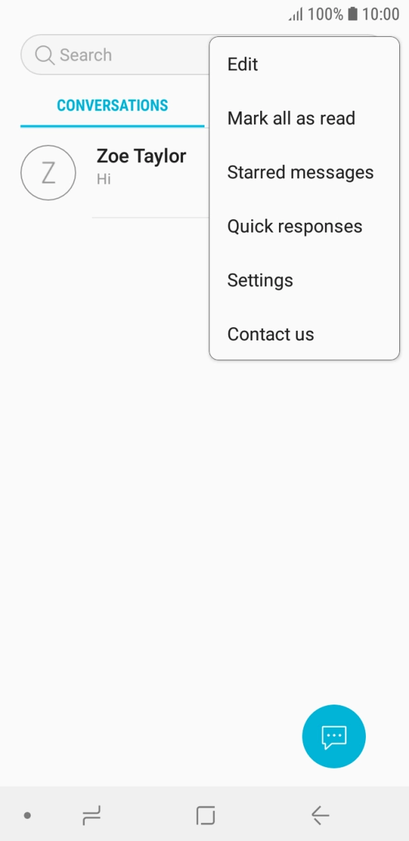 Press Settings.