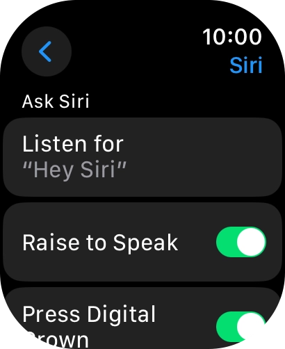 Press Listen for.