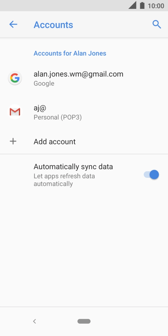 Press the Home key to return to the home screen. Press the Home key to return to the home screen.