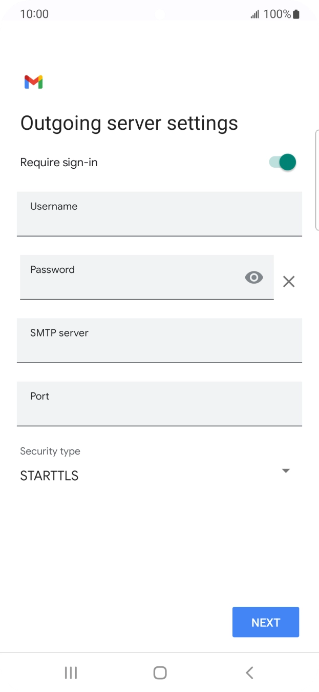 Press the indicator next to 'Require sign-in' to turn on the function.