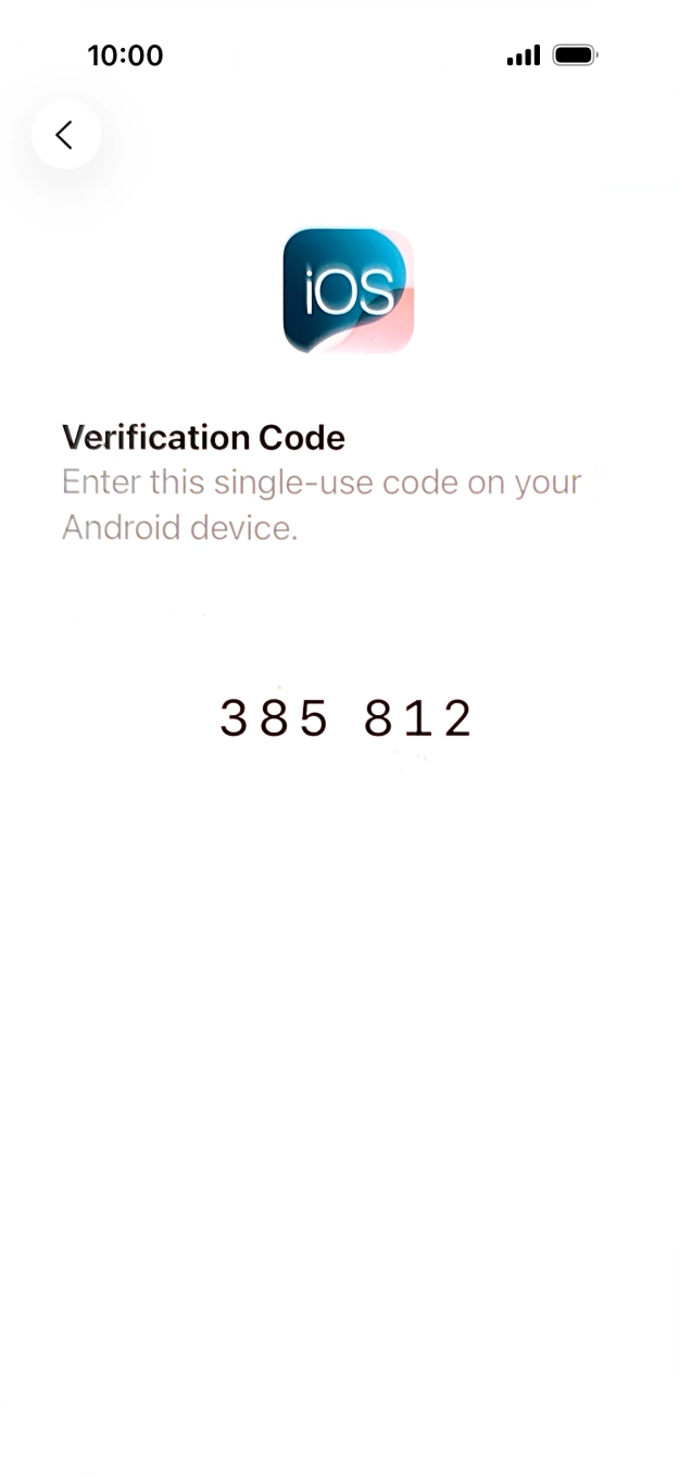 Follow the instructions on the screen and in the 'Move to iOS' app to transfer the content from the Android phone to your phone and set up your phone and prepare it for use.
