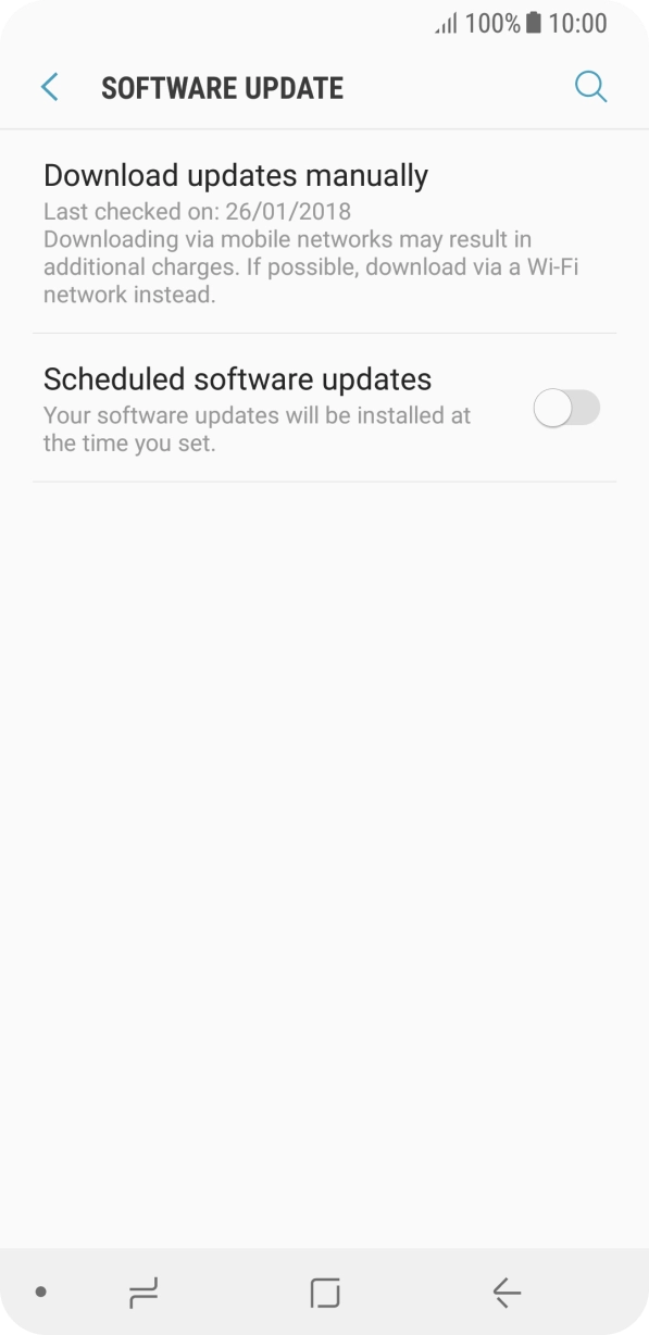 Press Download updates manually. If a new software version is available, it's displayed. Follow the instructions on the screen to update the phone software. Press Download updates manually. If a new software version is available, it's displayed. Follow the instructions on the screen to update the phone software.