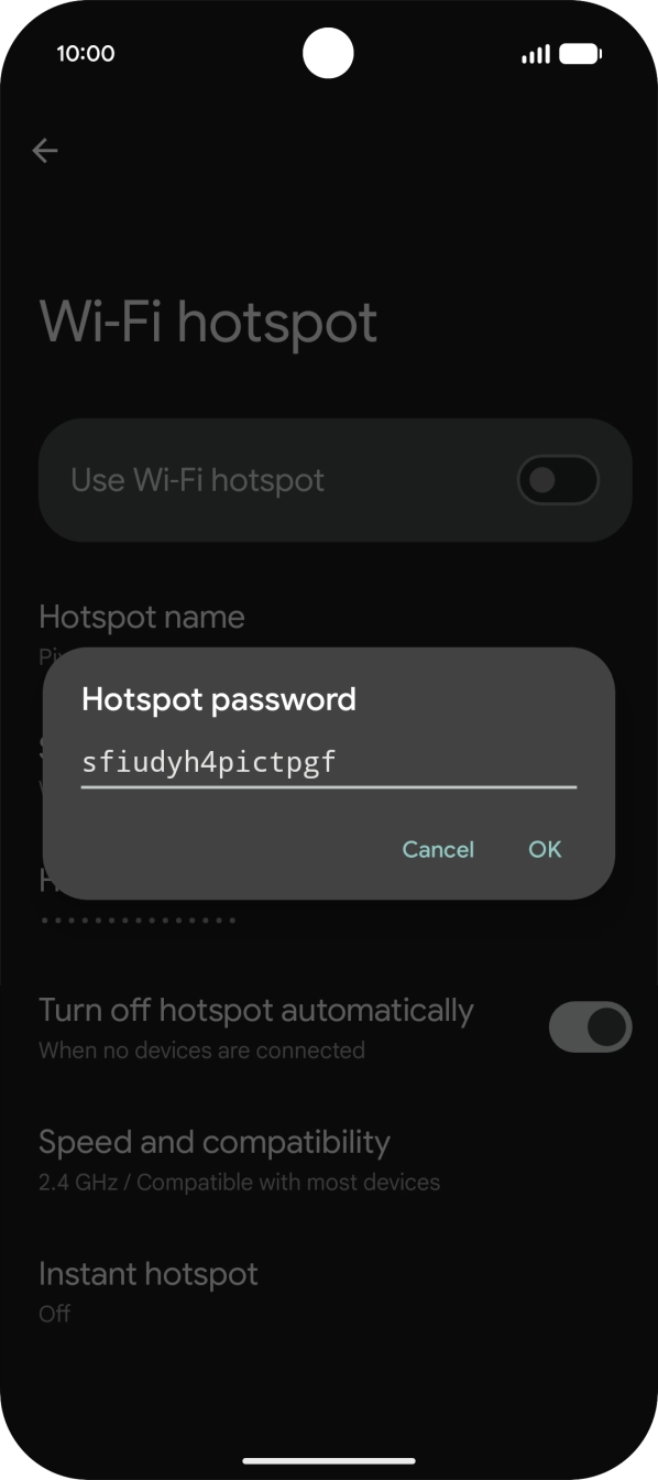 Press OK. Press OK.