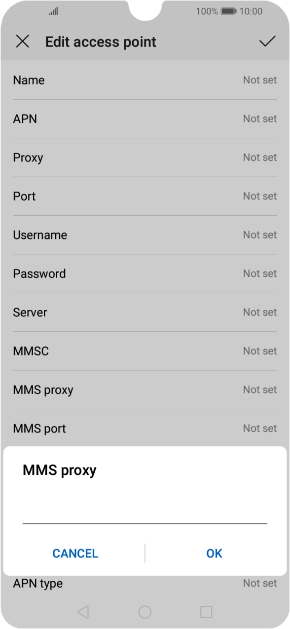 Key in 82.132.254.1 and press OK.