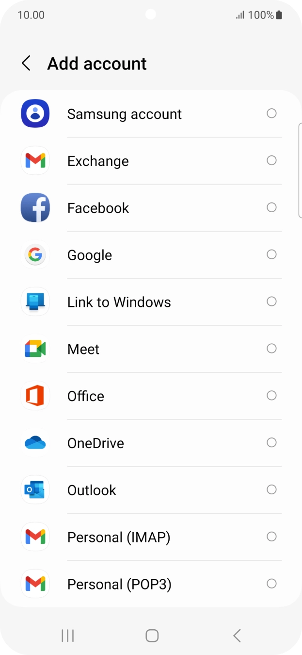 Press Google.