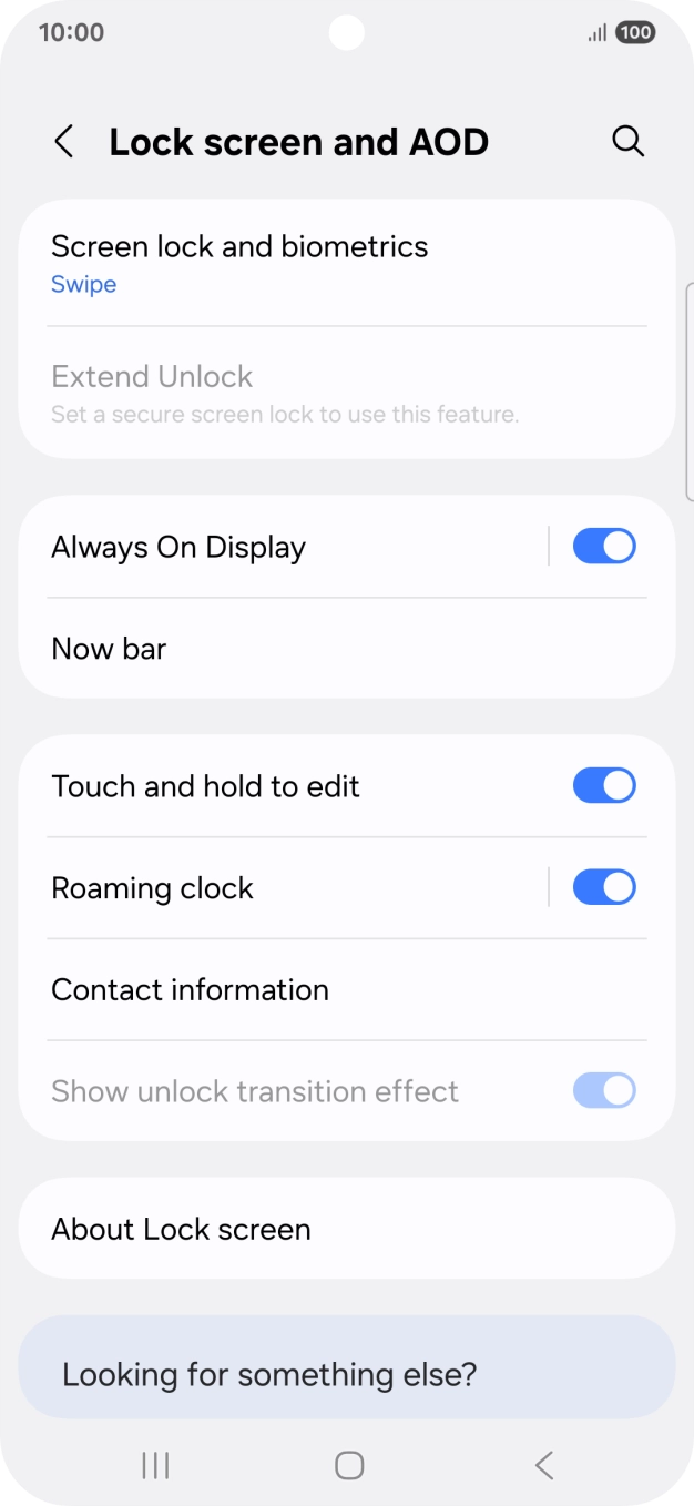 Press Screen lock and biometrics. Press Screen lock and biometrics.