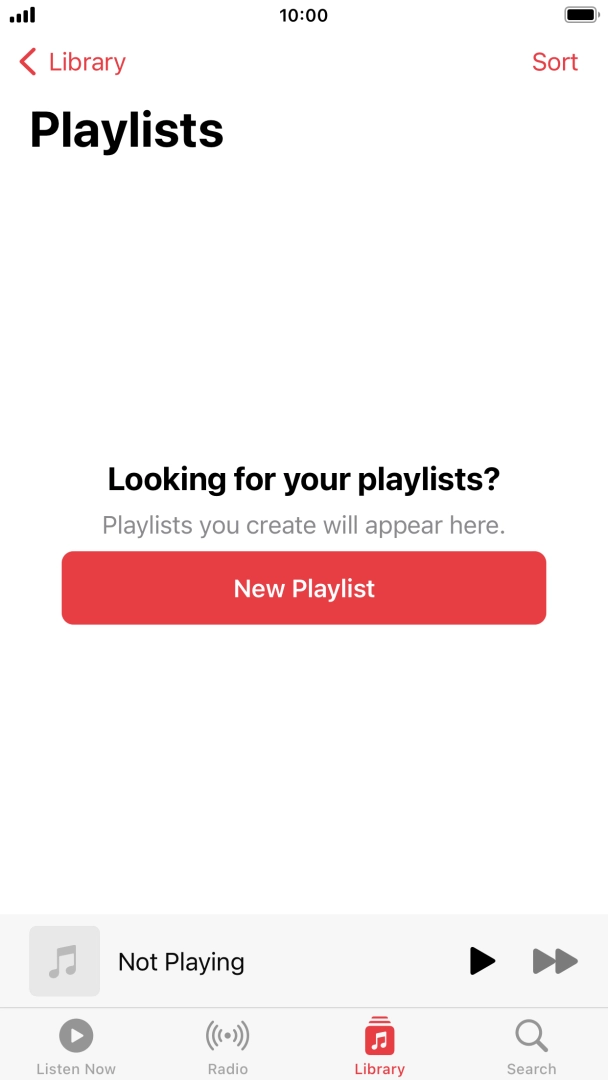 Press New Playlist.