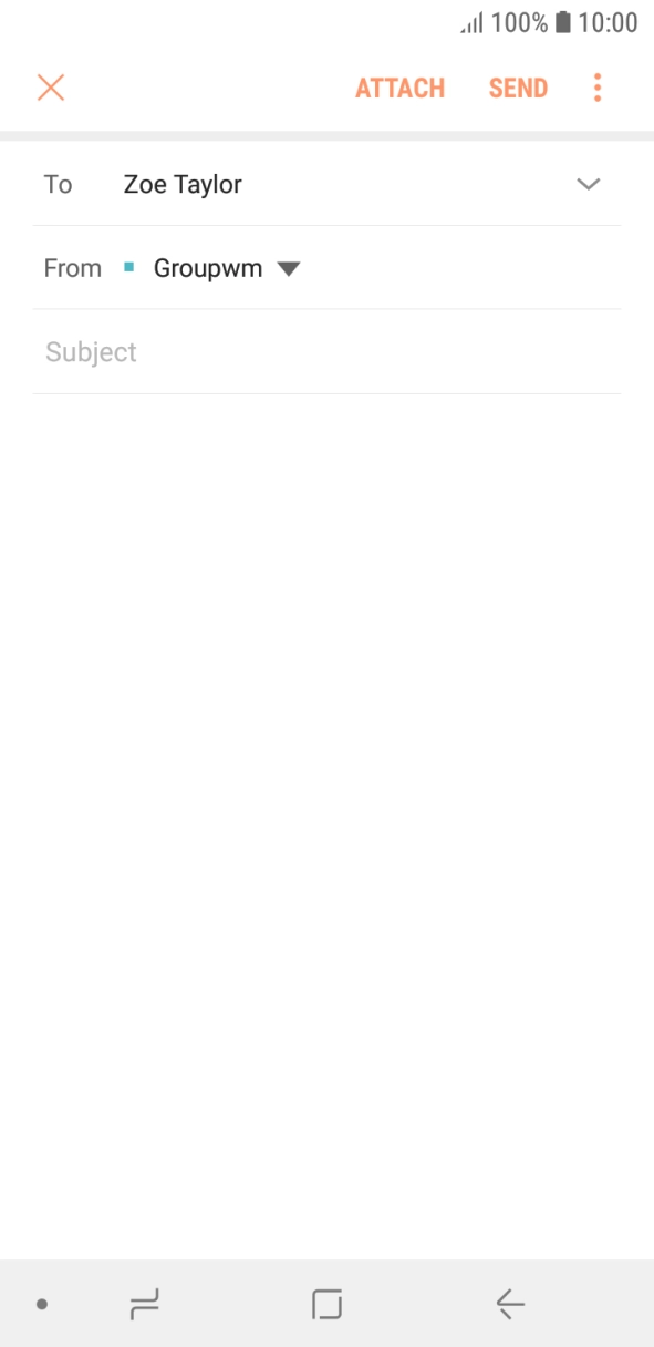Press Subject and key in the required subject.
