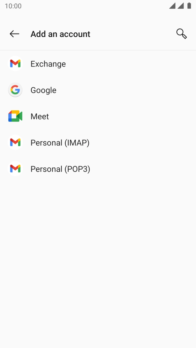 Press Personal (POP3). Press Personal (POP3).