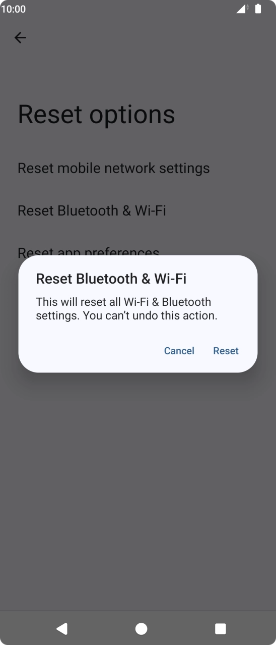 Press Reset.