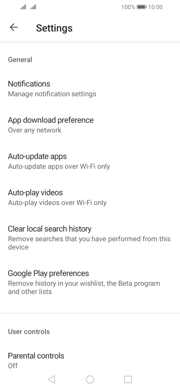 Press Auto-update apps. Press Auto-update apps.