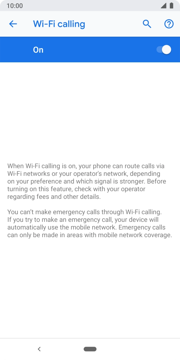 Press the Home key to return to the home screen.