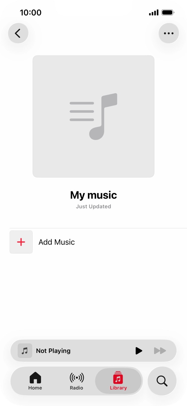 Press Add Music.
