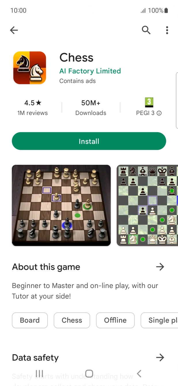 Press Install and follow the instructions on the screen to install the app. Press Install and follow the instructions on the screen to install the app.